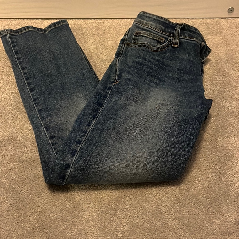 Cat & Jack denim jeans 
straight  with adjustable waist